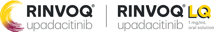 RINVOQ® (upadacitinib) and RINVOQ LQ logo